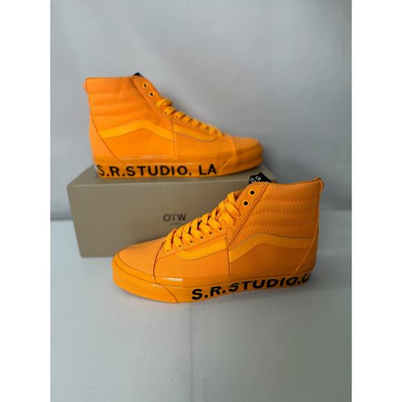 New In Box Vans OTW Sk8-Hi Clash the Wall SR. Studio LA. CA Orange 8 M 9.5 W - Picture 7 of 14